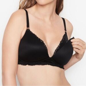 Body By Victoria Secret Lightly‎ Lined Maternity Wireless Nursing Bra 32DDD NEW